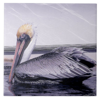 Azulejo Pelican Gliding