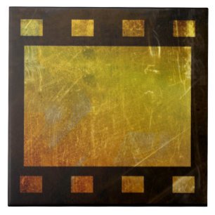 Azulejo Película de carrete de cine vintage