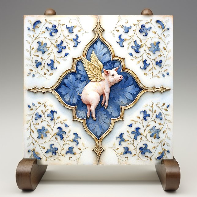 Azulejo Película medieval de Oro Blanco Azul (Subido por el creador)