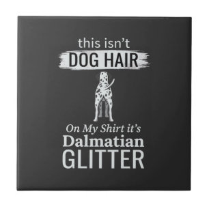 Azulejo Pelo de perro dálmata brillo divertido mascota
