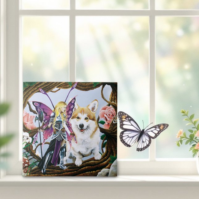 Azulejo Pembroke Welsh Corgi Fantasy (Subido por el creador)