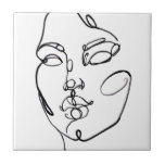 Azulejo Pensamientos lineales - cara<br><div class="desc">Pensamientos lineales I de Jennifer Paxton Parker. | 143991D</div>