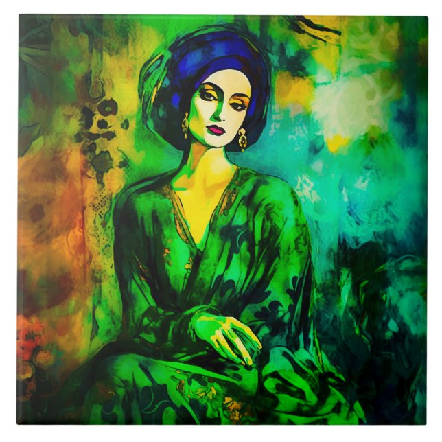 Azulejo Pensamientos profundos (Frente)