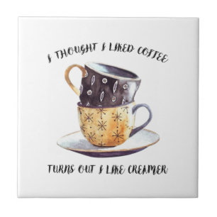 Azulejo Pensé Que Me Gustaba Que El Café Resultara Que Me