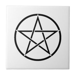 Azulejo Pentáculo de Wiccan (Pentagram)