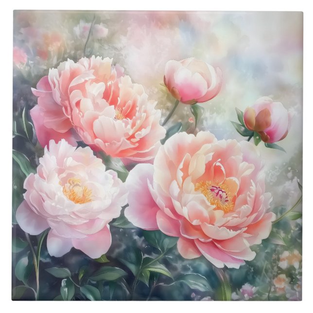 Azulejo Peonies (Frente)
