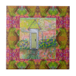 Azulejo Pequeña Casa Oriental