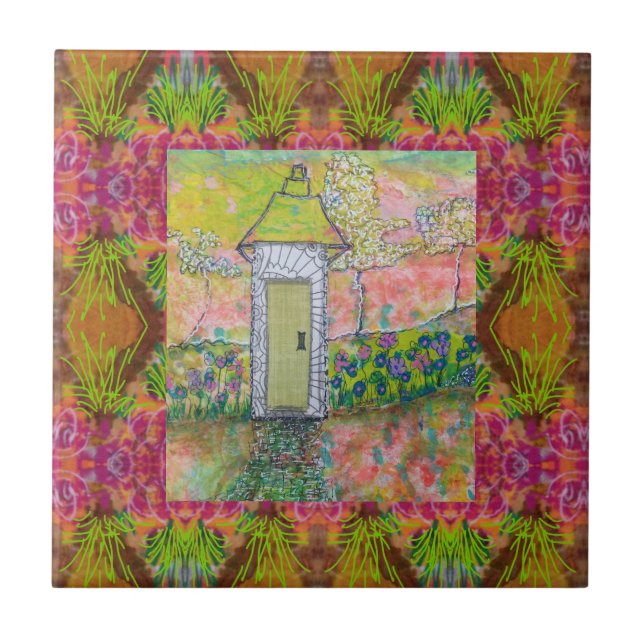 Azulejo Pequeña Casa Oriental (Frente)