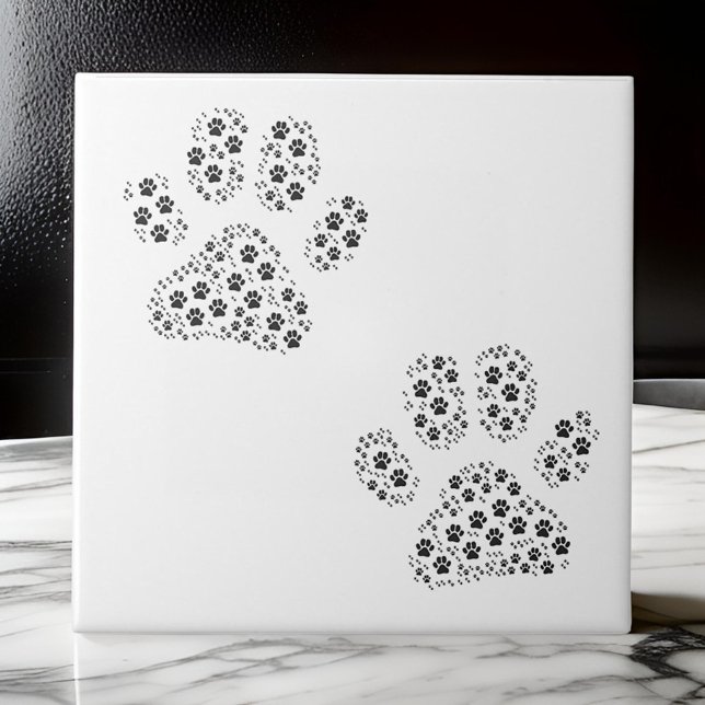 Azulejo Pequeñas y grandes pinturas de garras de perro | M (Subido por el creador)