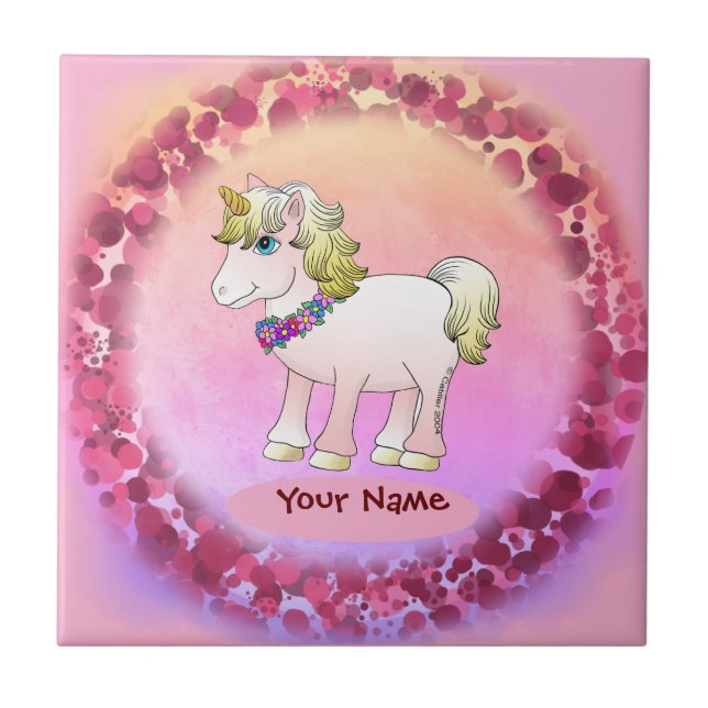 Azulejo Pequeño Unicornio (Frente)