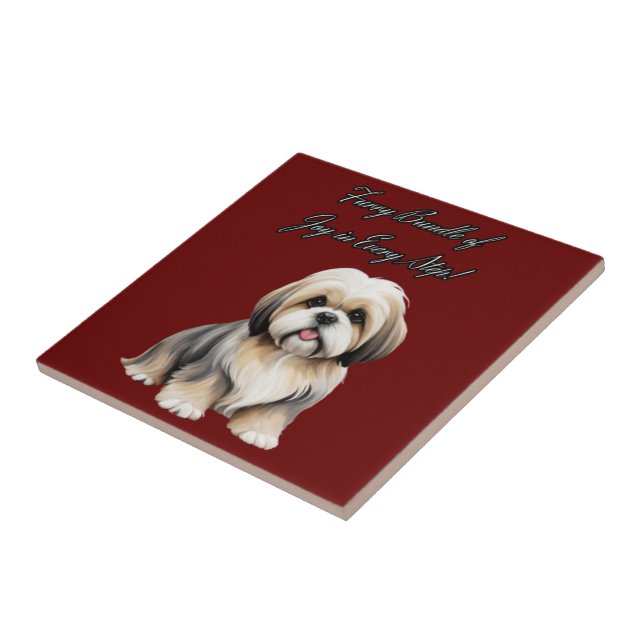 Azulejo Pequeño y esponjoso amigo: Hues blandos y Hai grue (Lado)