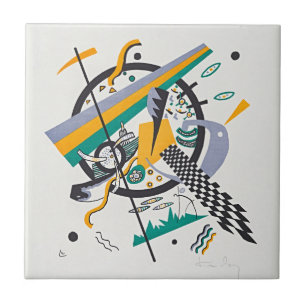 Azulejo Pequeños mundos IV por Wassily Kandinsky - Resumen