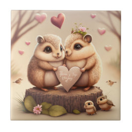 Azulejo Pequeños osos osos personalizados