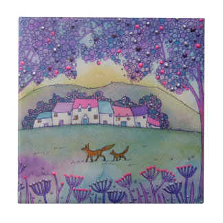 Azulejo Pequeños zorros