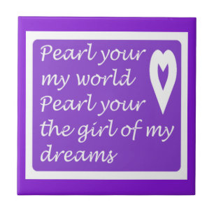 Azulejo Perder Tu Mundo Tu Chica De Mis Sueños