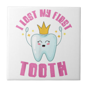Azulejo Perdí Mi Primer Diente Dientes Fuera Regalo Para N