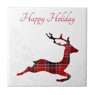 Azulejo Perfecto, asombroso reno Navidad