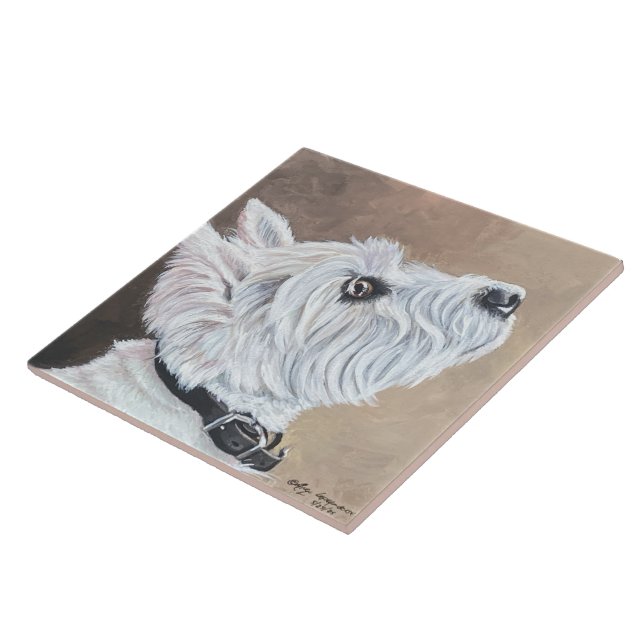 Azulejo Perfil B de Westie (Lado)