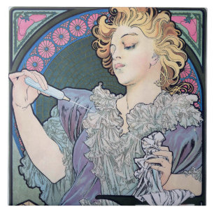 Azulejo Perfume, Alphonse Mucha