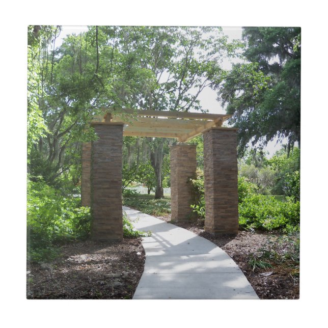 Azulejo pérgola en camino (Frente)