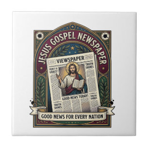 Azulejo Periódico del Evangelio de Jesús Periódico Cristia
