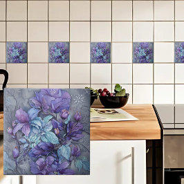 Azulejo Periwinkle Garden