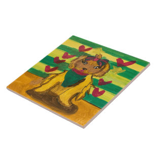 Azulejo Perrito "Arte de Niños"