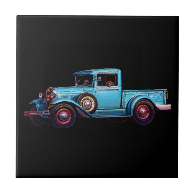 AZULEJO PERRO AZUL (Frente)