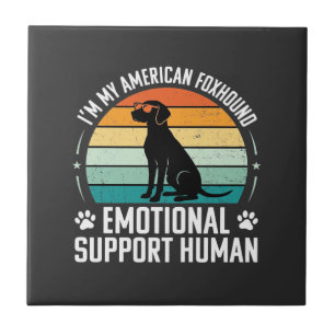 Azulejo Perro de apoyo emocional humano Foxhound americano