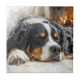 Azulejo Perro de montaña bernés