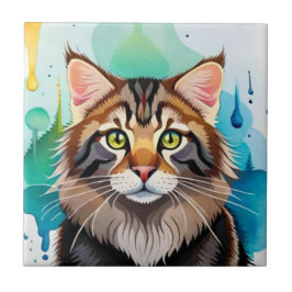 Azulejo Perro lindo cerrar el portapapeles pequeño