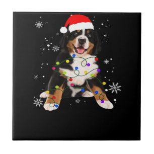 Azulejo Perro Montañés Bernés Divertido Ilumina Camiseta N