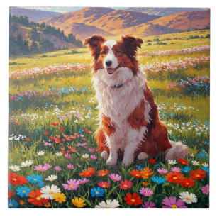 Azulejo Perro pastor Border Collie