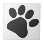 Azulejo Perro Paw Tragón animal Trío Simple Mínimo<br><div class="desc">Perro Paw Tragón animal Trío Simple Mínimo</div>