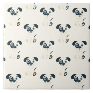 Azulejo Perros de amor Art Cerámica Tile