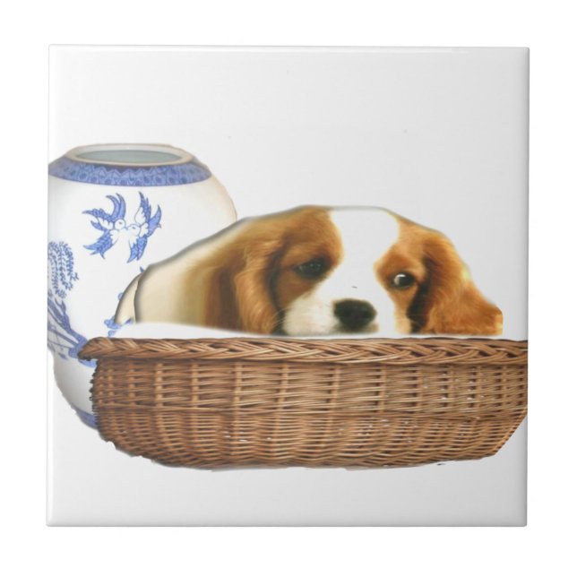 Azulejo Perros de Cachorro (Frente)