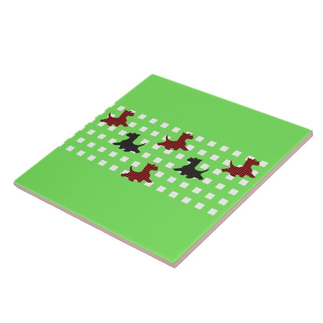 Azulejo Perros de Escocia (Lado)