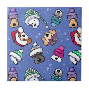 Azulejo Perros de Invierno