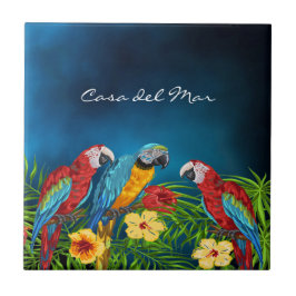 Azulejo Perros del cielo azul tropical sale del nombre de 