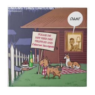 Azulejo Perros Gourmet Divertidos