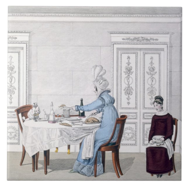 Azulejo Persiga la manía, platee 106 de 'Le Bon Genre, (Frente)