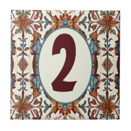 Azulejo Personalizable Fabuloso Otoño y Azul