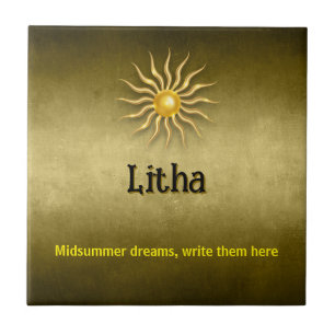 Azulejo Personalizable Litha Ceramic Tile