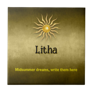 Azulejo Personalizable Litha Ceramic Tile