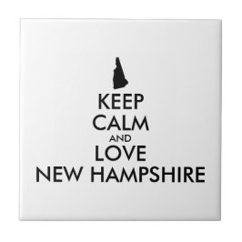 Azulejo Personalizable MANTENER LA CALMA Y AMAR LA NUEVA H