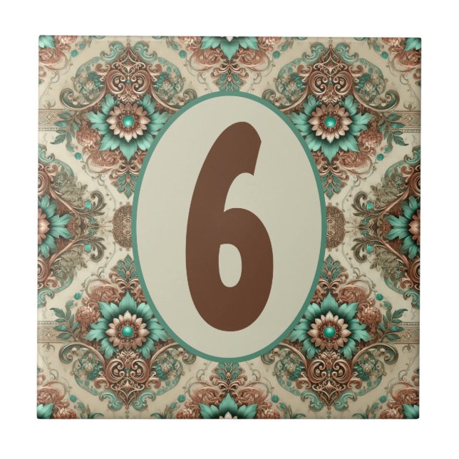 Azulejo Personalizable tradicional brillante (Frente)