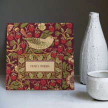 Personalizable William Morris Strawberry Thief