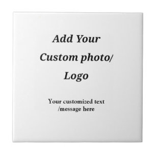 Azulejo personalizado añada su logotipo de foto su persona
