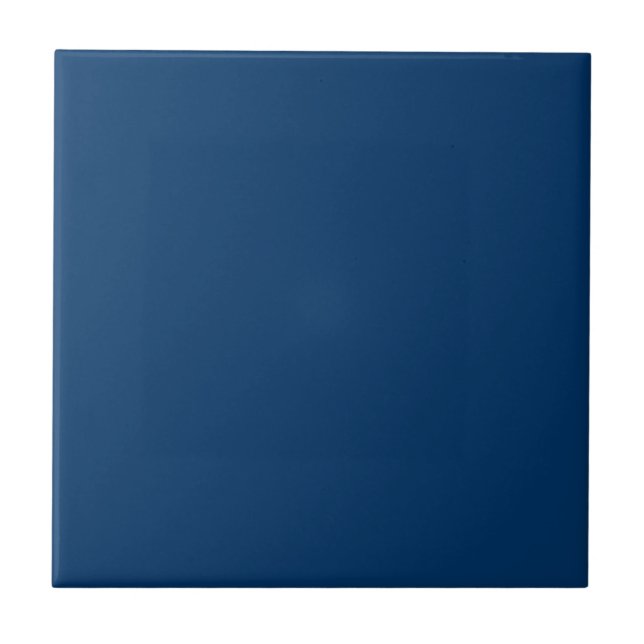 Azulejo Personalizado azul medianoche Tile de cerámica - p (Frente)