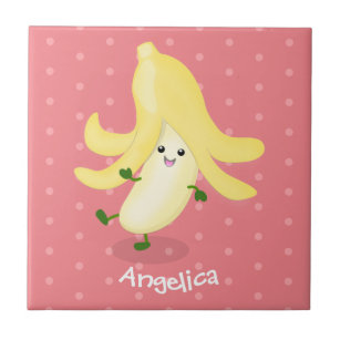 Azulejo Personalizado bananero Cute kawaii